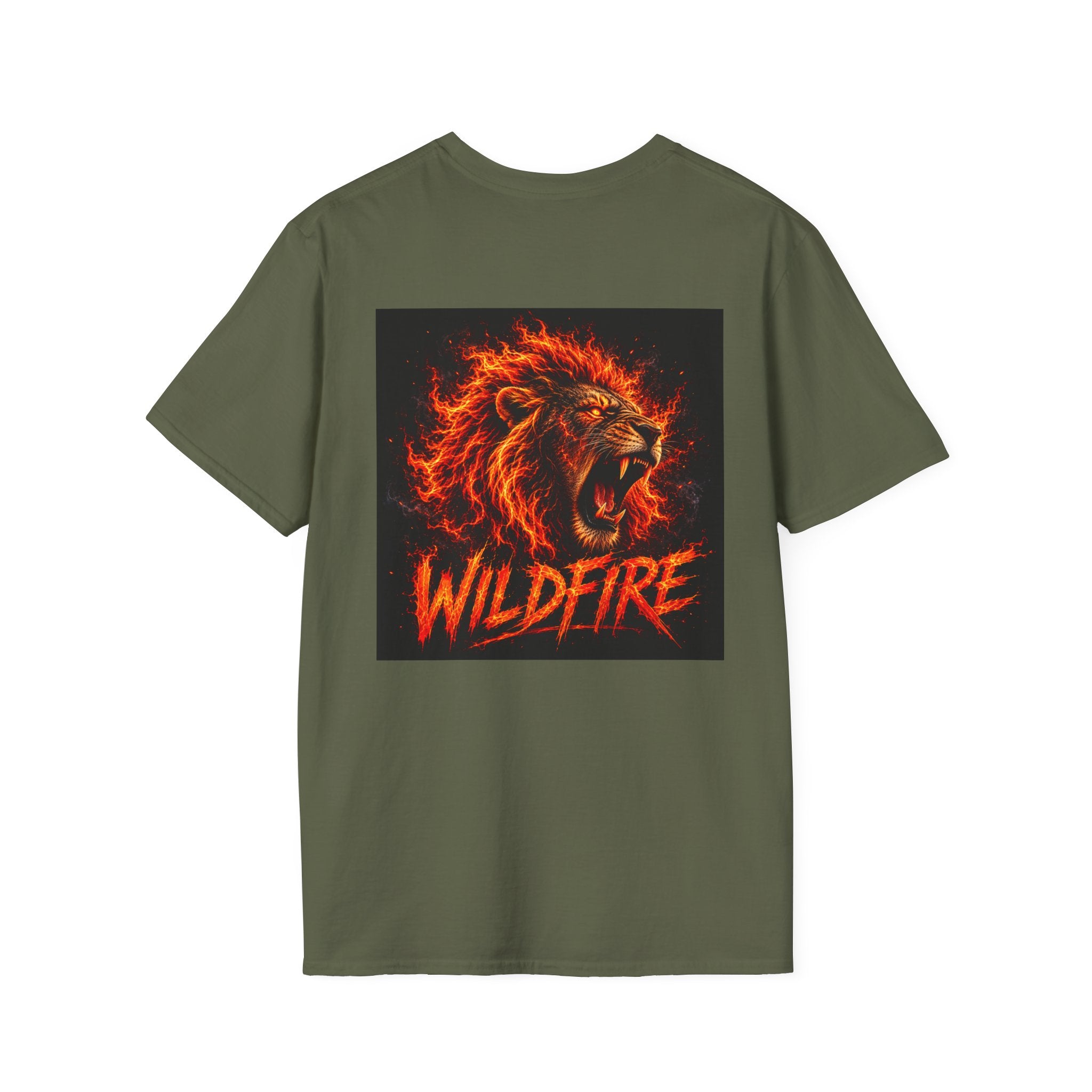 Wildfire Roaring Lion Graphic T-Shirt