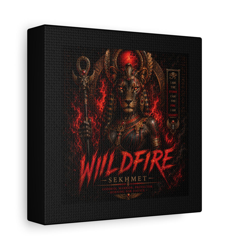 Wildfire Sekhmet Canvas — ‘WILDFIRE Matte Stretched Wall Art
