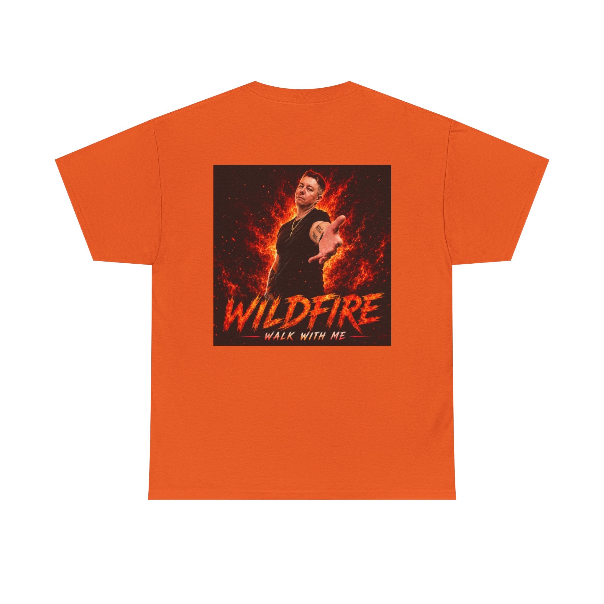 Wildfire Graphic Tee — "Walk With Me" Backprint