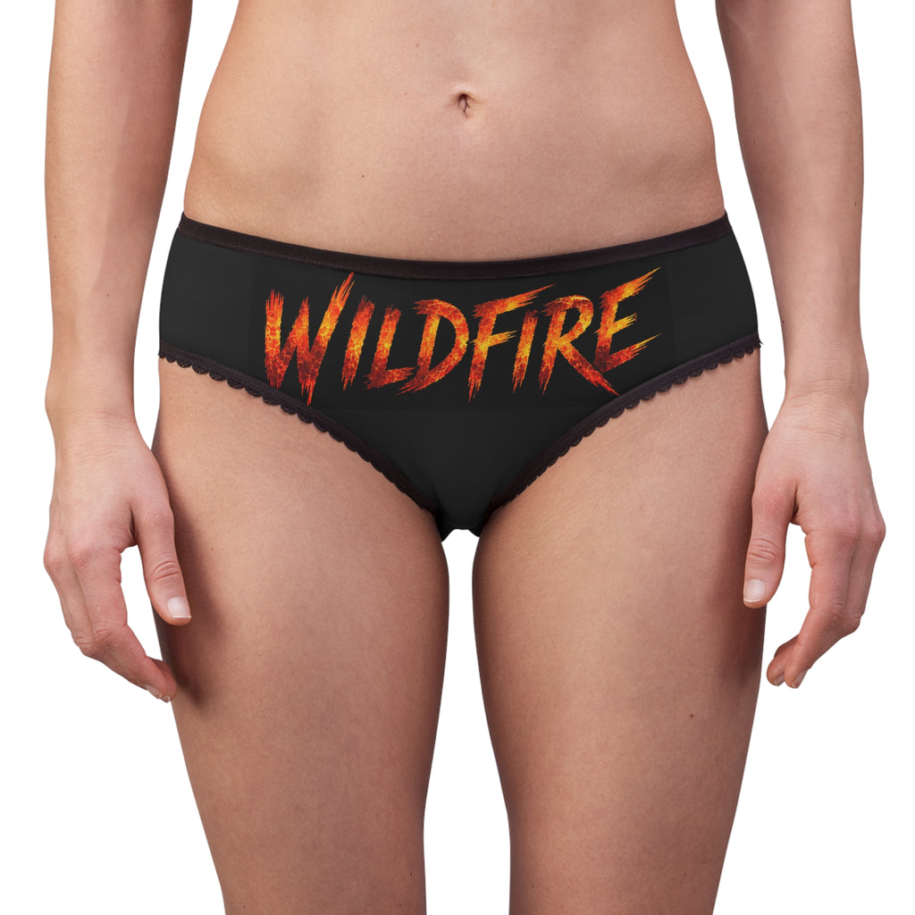 Wildfire Rising Pheonix Briefs — Women's Fiery Pheonix Lace-Trim Underwear