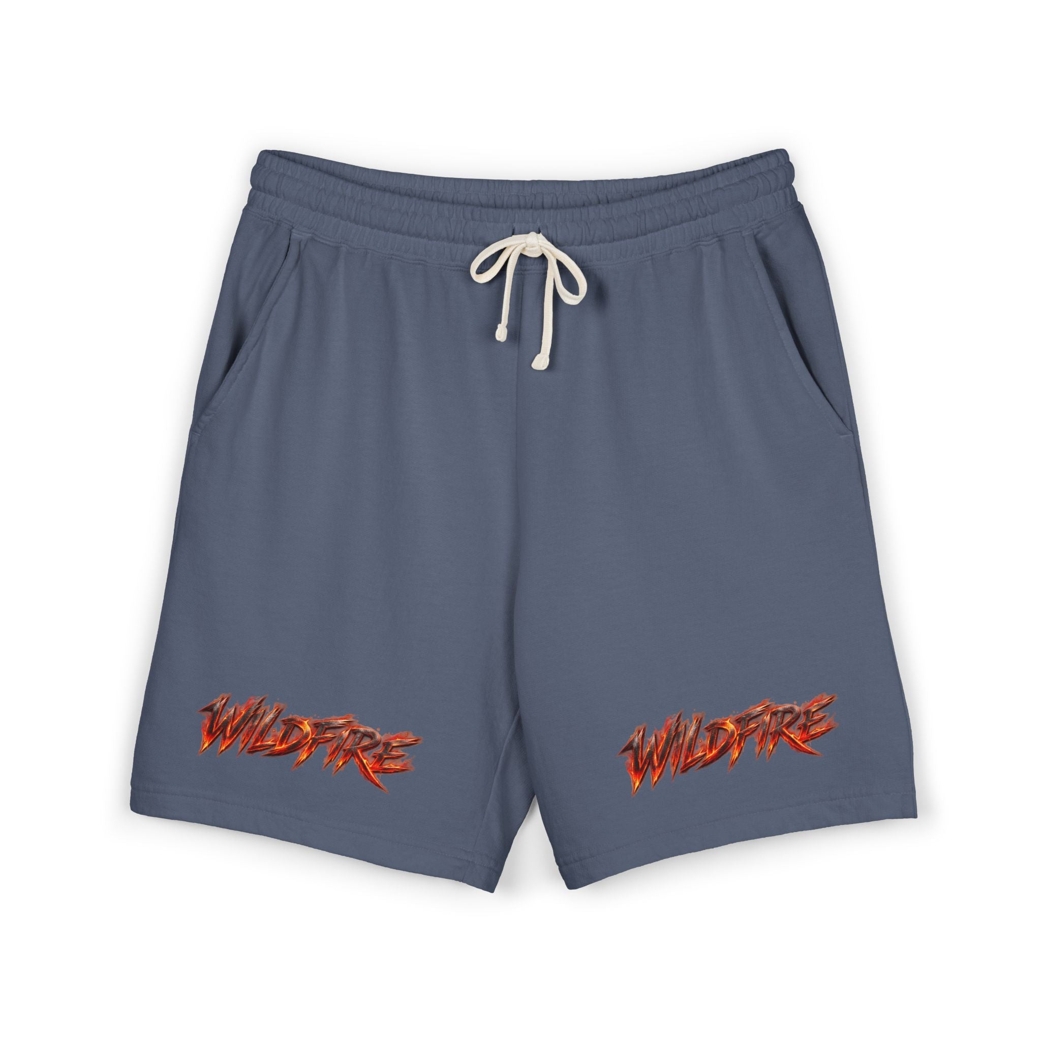 Wildfire Anubis Graphic Sweat Shorts — Lightweight Fleece Lounge Shorts