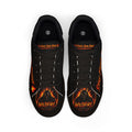 Men's Low-Top Sneakers — "Stay Fierce, Burn Bright" Flame Graphic