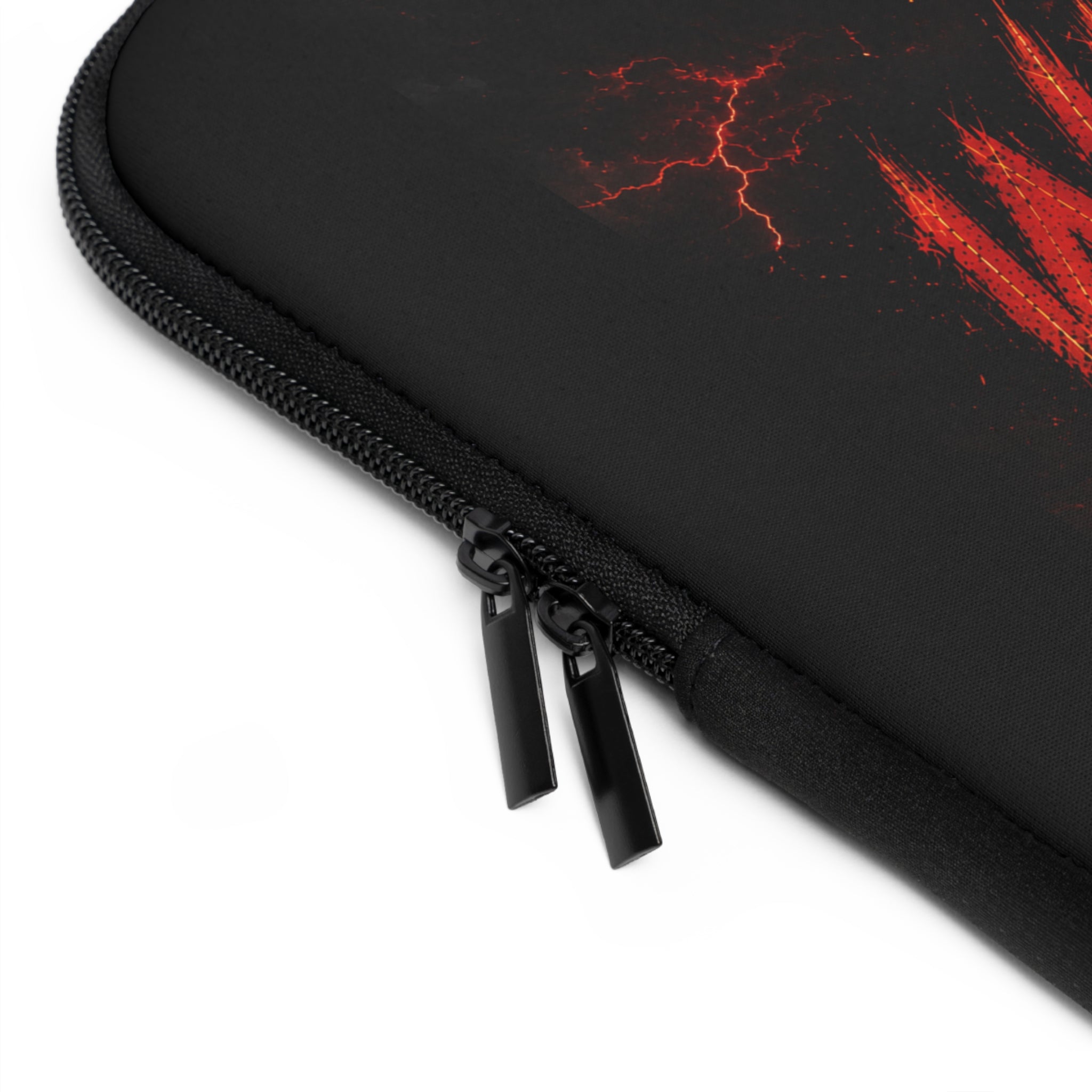 Wildfire Laptop Sleeve — 'Born in the Storm' Red Lightning Protective Case