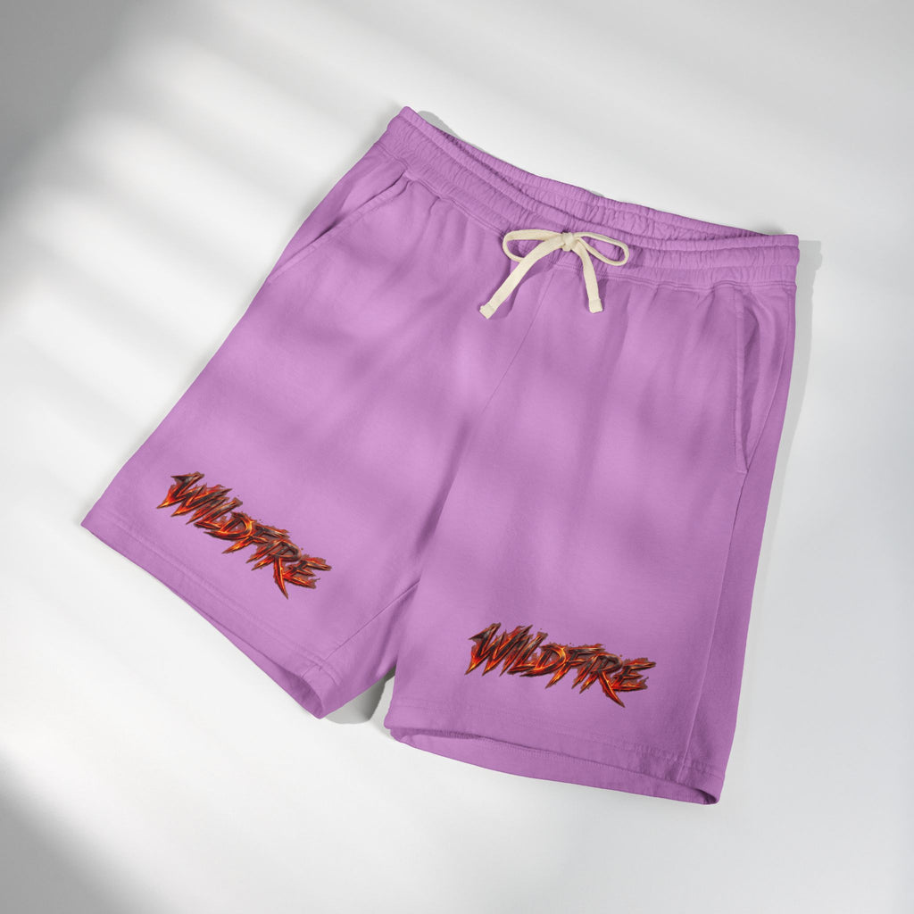 Wildfire Anubis Graphic Sweat Shorts — Lightweight Fleece Lounge Shorts