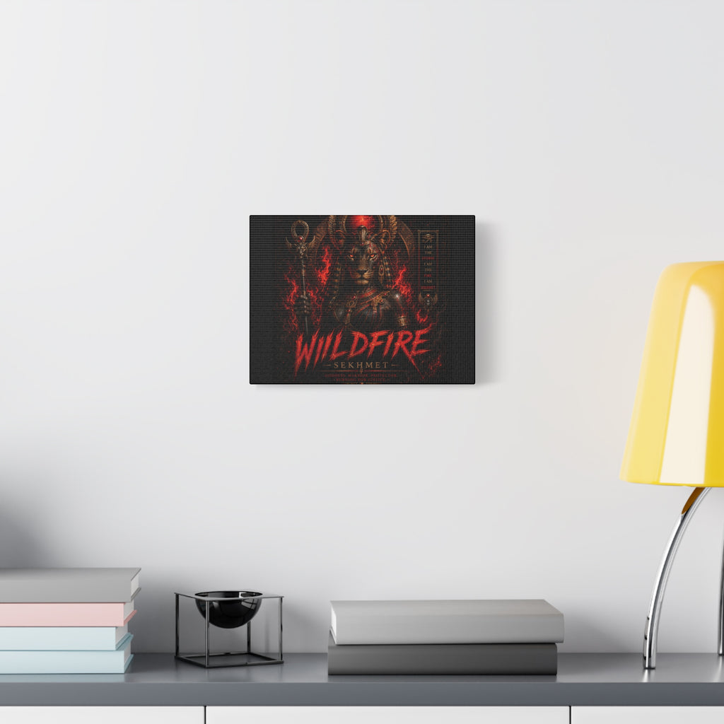 Wildfire Sekhmet Canvas — ‘WILDFIRE Matte Stretched Wall Art