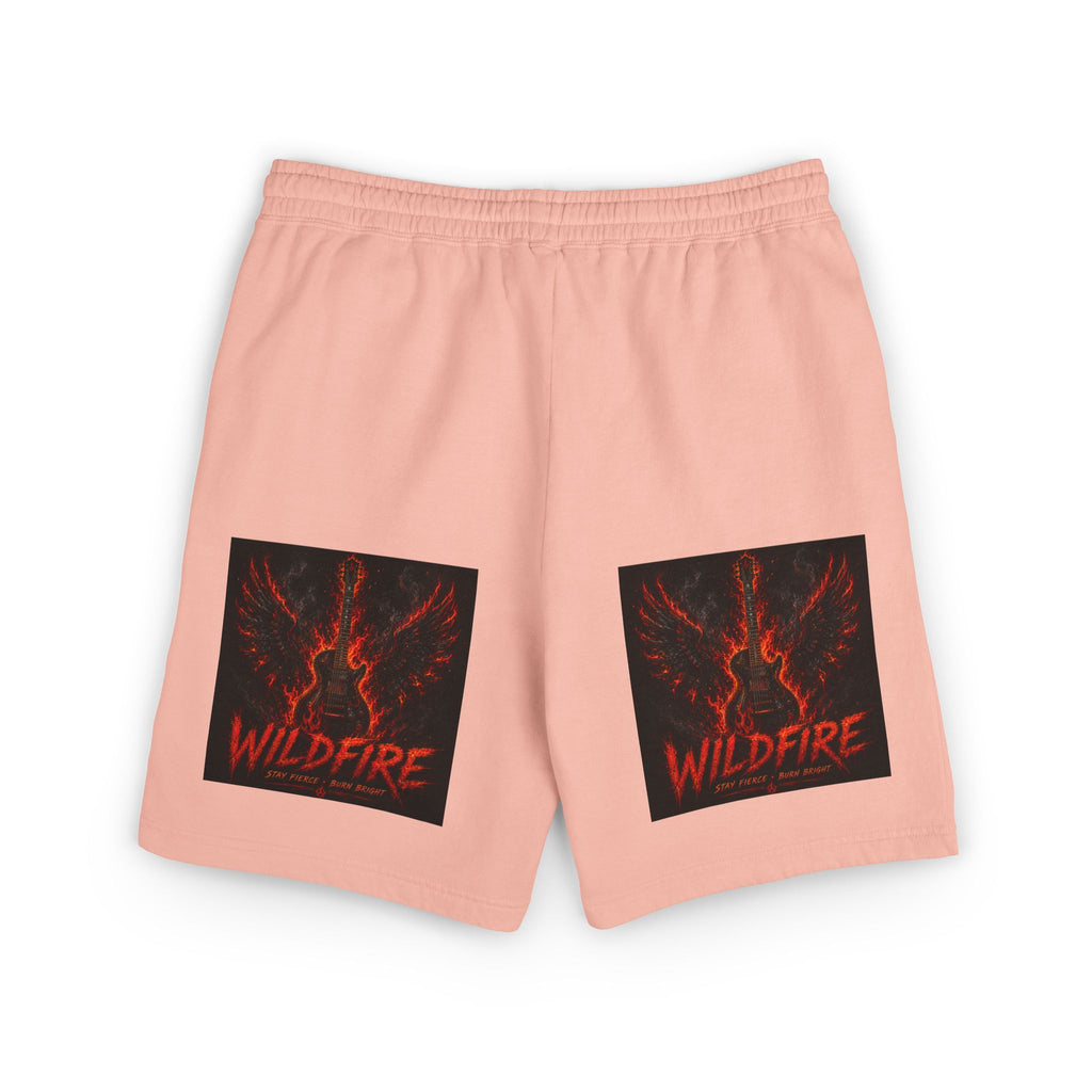 Wildfire Anubis Graphic Sweat Shorts — Lightweight Fleece Lounge Shorts