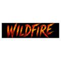 Wildfire Bumper Sticker — Fiery Text Decal for Cars, Trucks & Vans