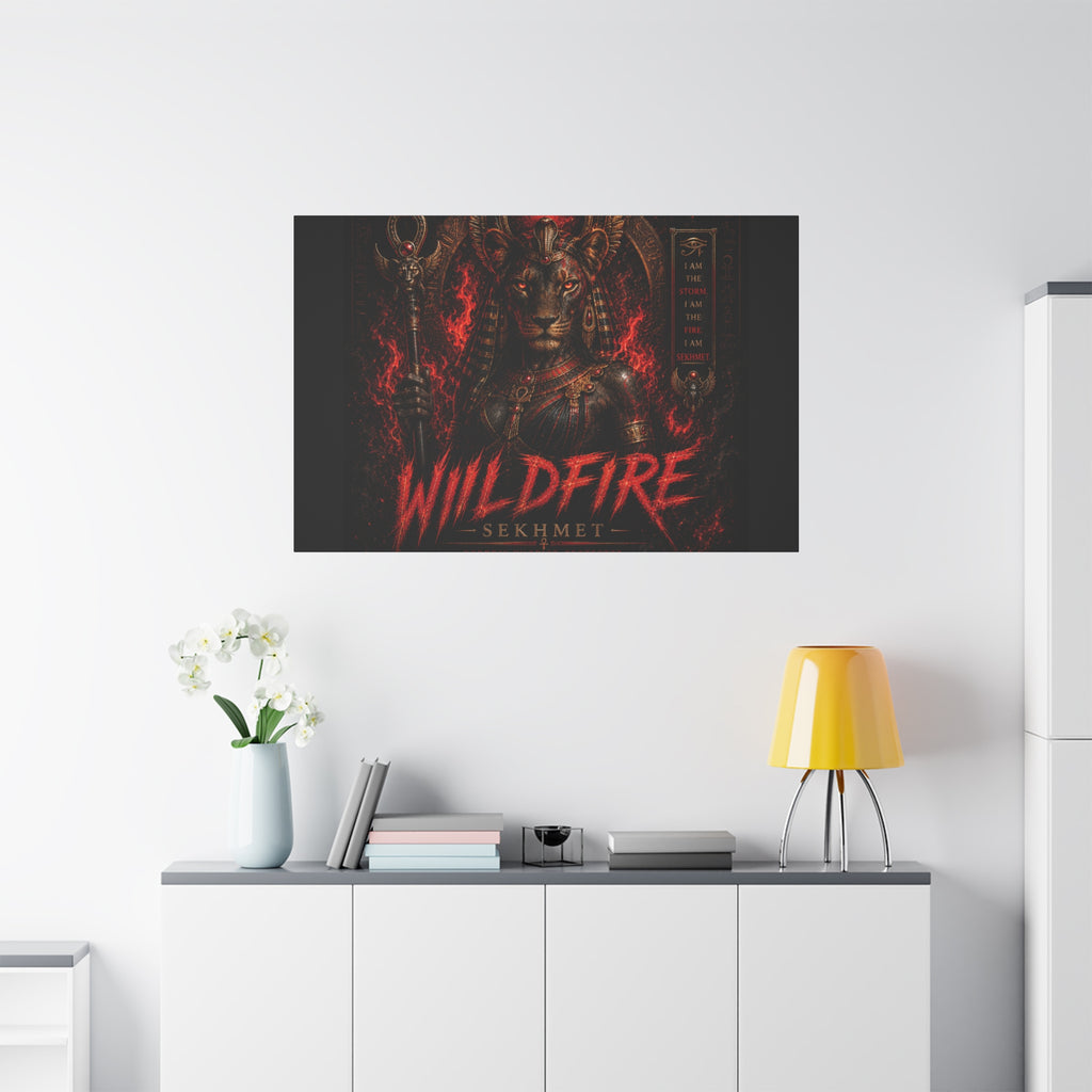 Wildfire Sekhmet Canvas — ‘WILDFIRE Matte Stretched Wall Art