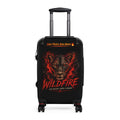 Wildfire Lioness Carry-On Suitcase – 'Stay Fierce Burn Bright' Travel Luggage