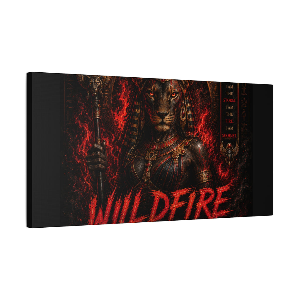 Wildfire Sekhmet Canvas — ‘WILDFIRE Matte Stretched Wall Art