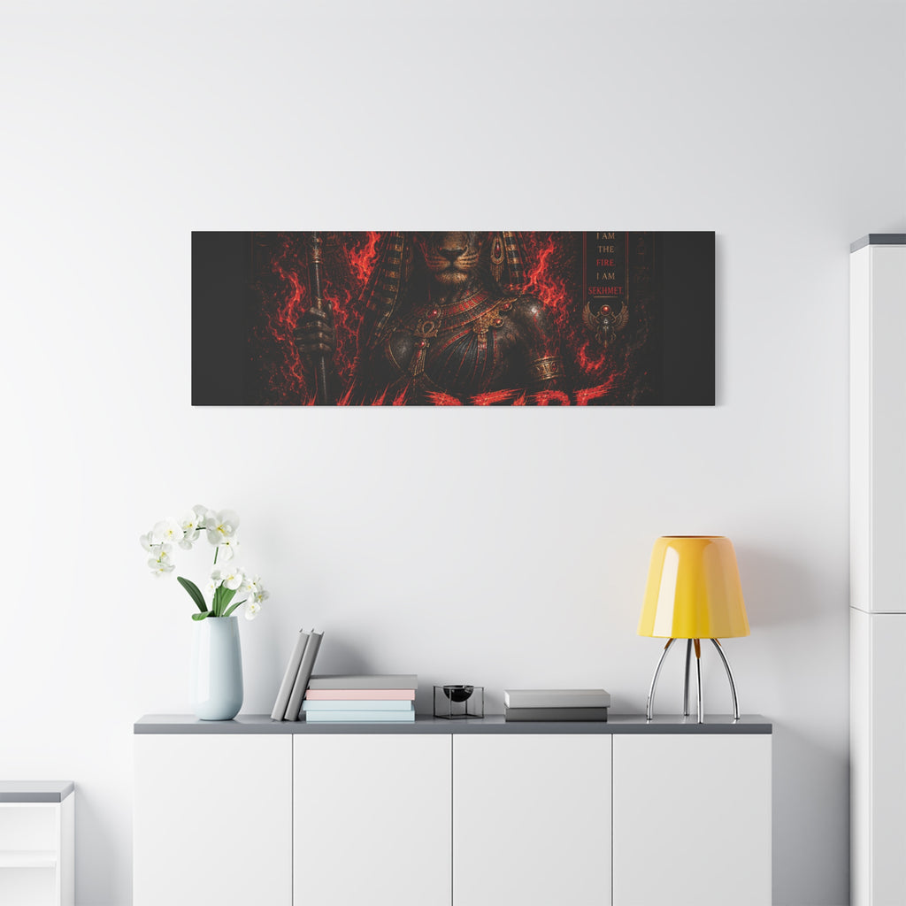 Wildfire Sekhmet Canvas — ‘WILDFIRE Matte Stretched Wall Art