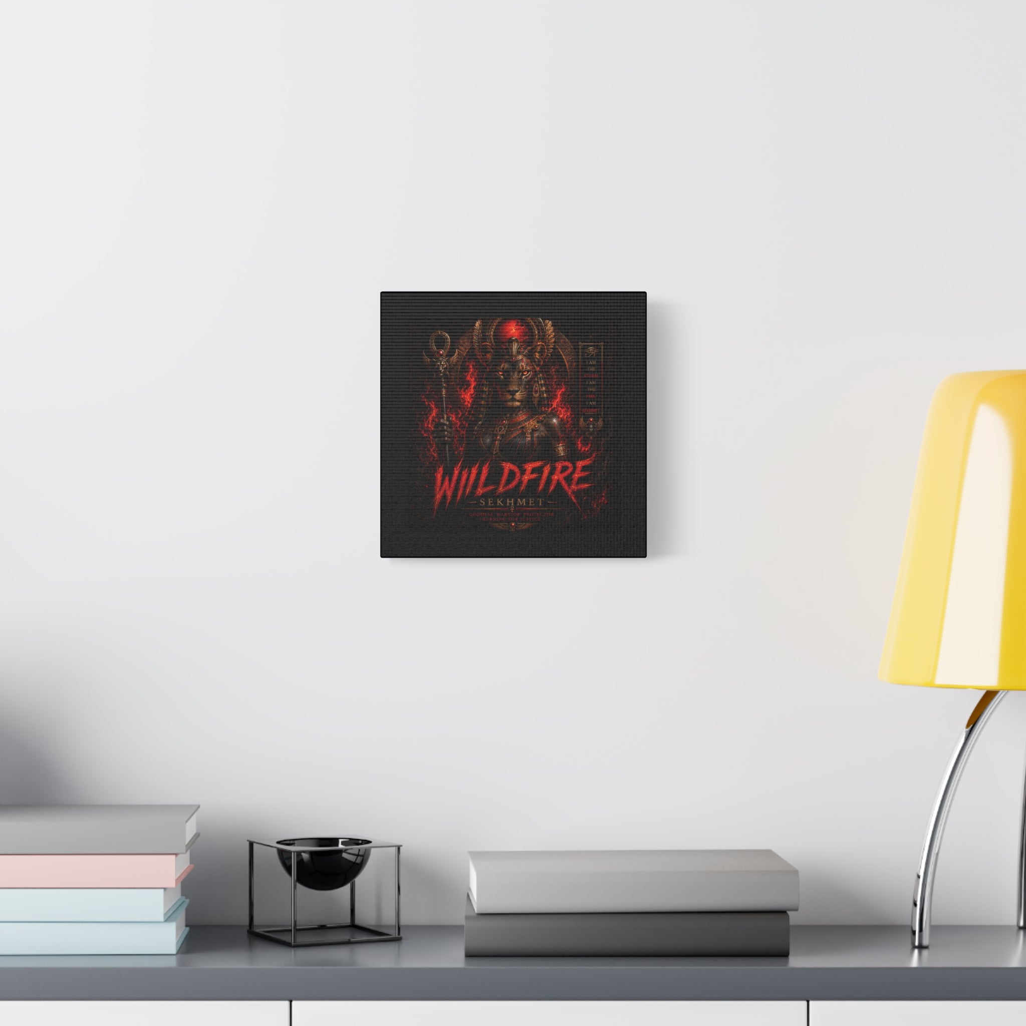 Wildfire Sekhmet Canvas — ‘WILDFIRE Matte Stretched Wall Art