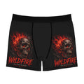 Wildfire Skull Boxer Briefs — Fiery Graphic Men’s Underwear