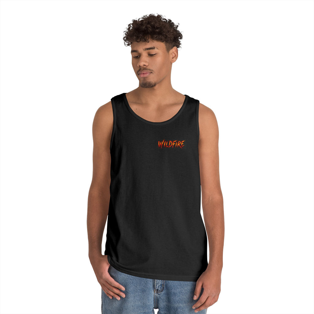Wildfire Motorbike Tank Top — Wildfire Graphic Flame Freedom Tee