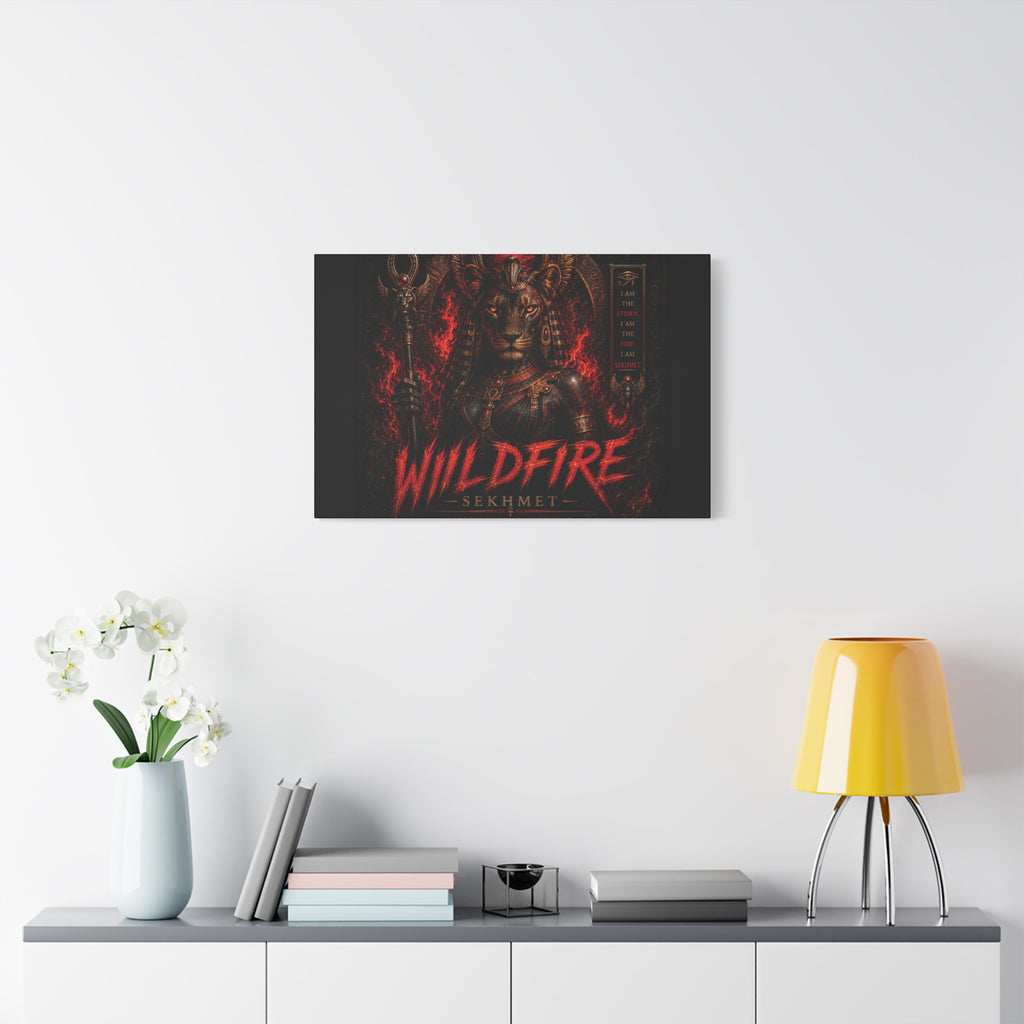 Wildfire Sekhmet Canvas — ‘WILDFIRE Matte Stretched Wall Art
