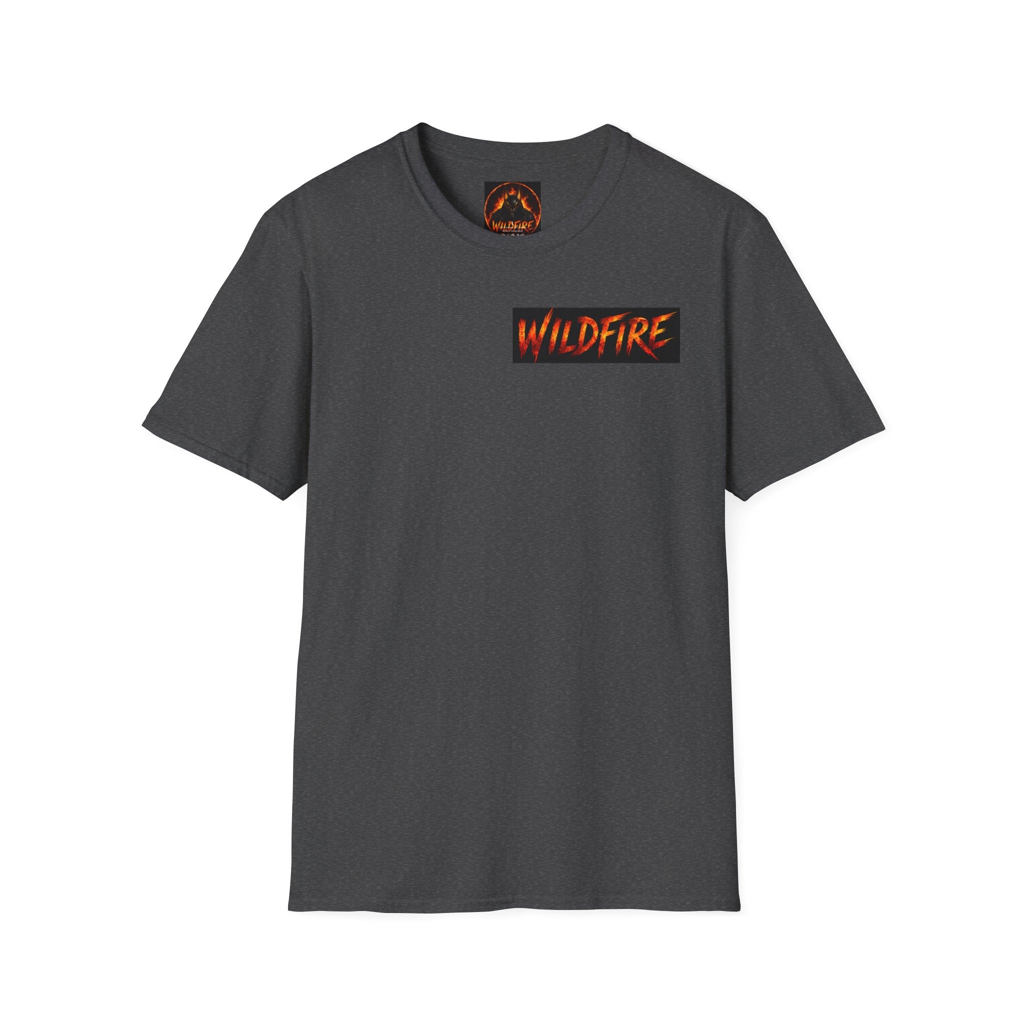 Wildfire Anubis T-Shirt — Bold Fire Graphic Tee