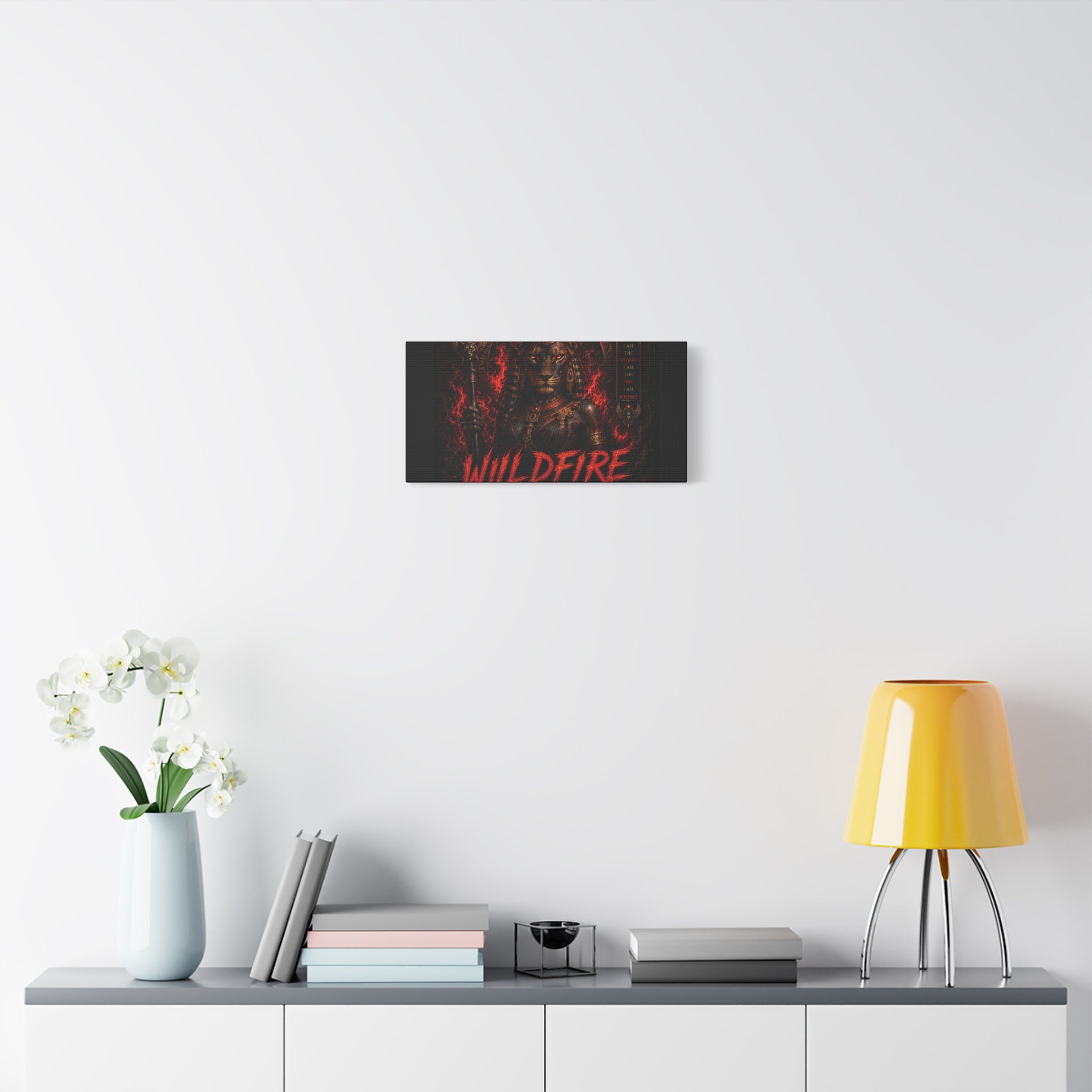 Wildfire Sekhmet Canvas — ‘WILDFIRE Matte Stretched Wall Art