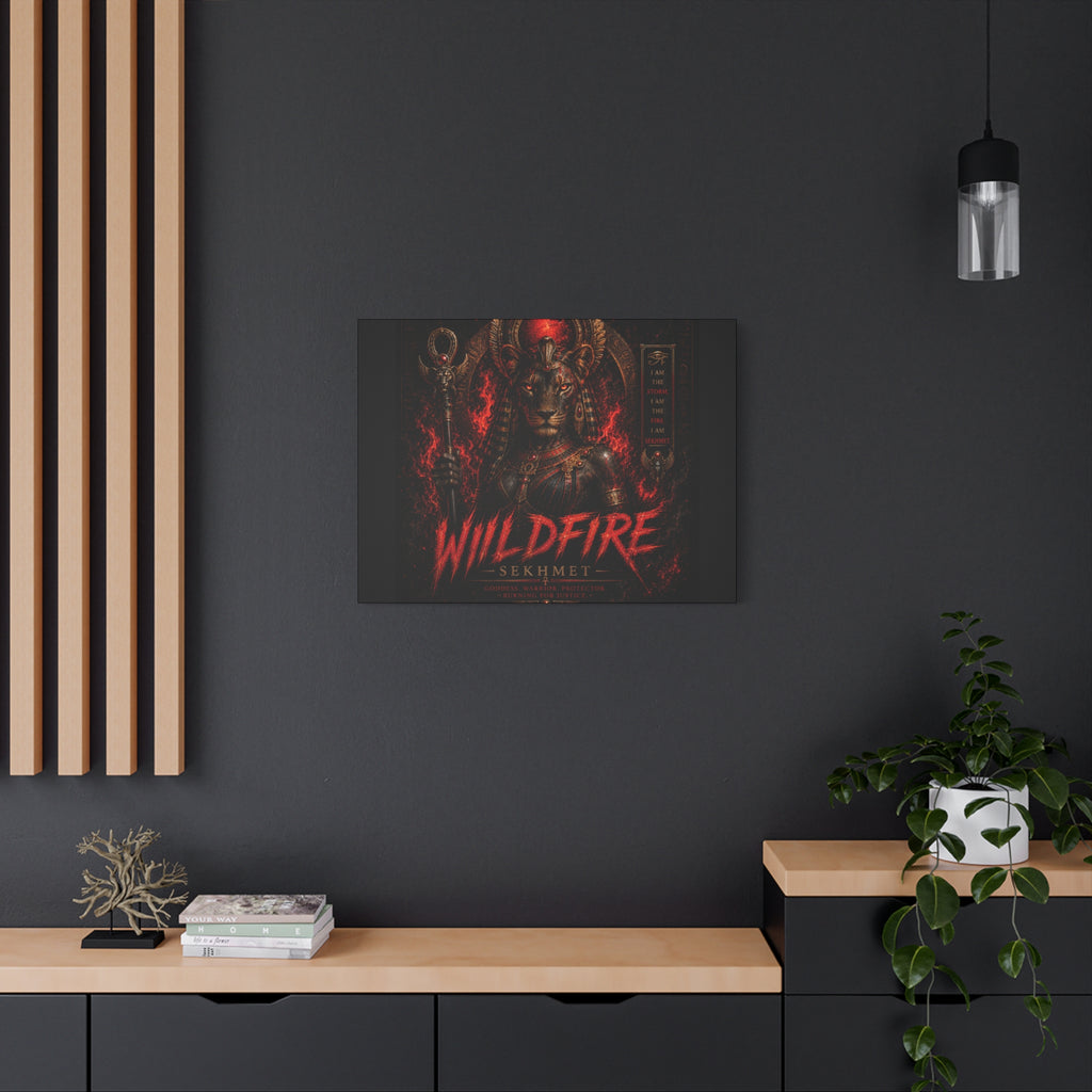 Wildfire Sekhmet Canvas — ‘WILDFIRE Matte Stretched Wall Art
