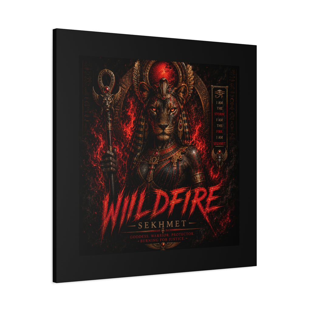 Wildfire Sekhmet Canvas — ‘WILDFIRE Matte Stretched Wall Art