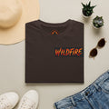 Wildfire Flaming Skull Graphic T-Shirt — "Wildfire" Fiery Skull Tee