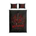 Wildfire Rose & Dagger Cotton Bed Set — Duvet Cover