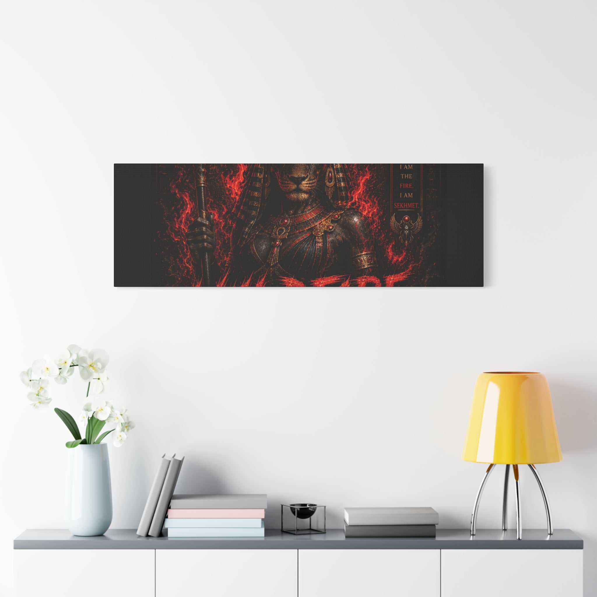 Wildfire Sekhmet Canvas — ‘WILDFIRE Matte Stretched Wall Art