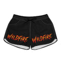 Wildfire Flame Graphic women's Shorts — Women's Casual Athletic Shorts