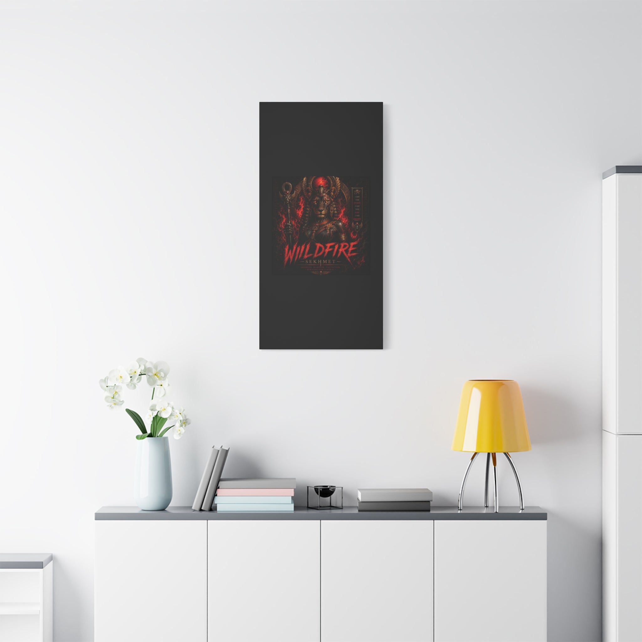 Wildfire Sekhmet Canvas — ‘WILDFIRE Matte Stretched Wall Art