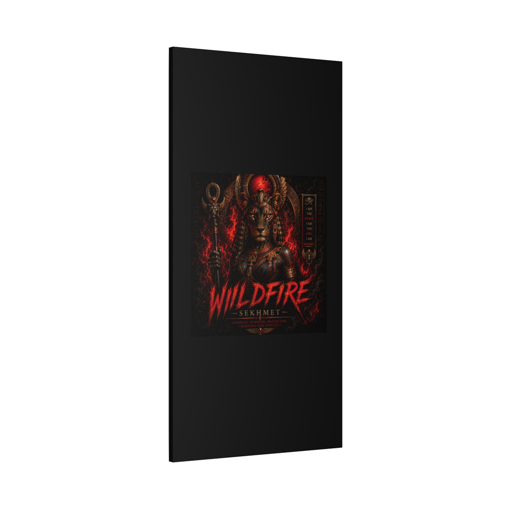 Wildfire Sekhmet Canvas — ‘WILDFIRE Matte Stretched Wall Art