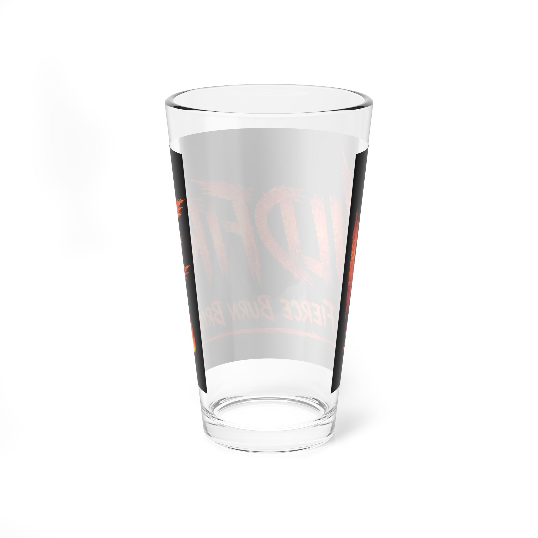 Wildfire Mixing Glass — 16oz ‘Stay Fierce’ Flame Logo Pint Glass