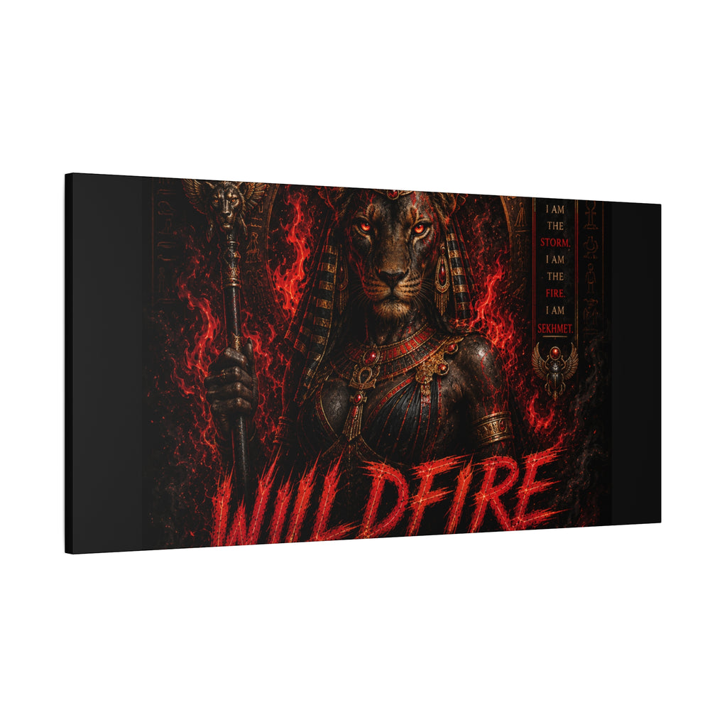 Wildfire Sekhmet Canvas — ‘WILDFIRE Matte Stretched Wall Art