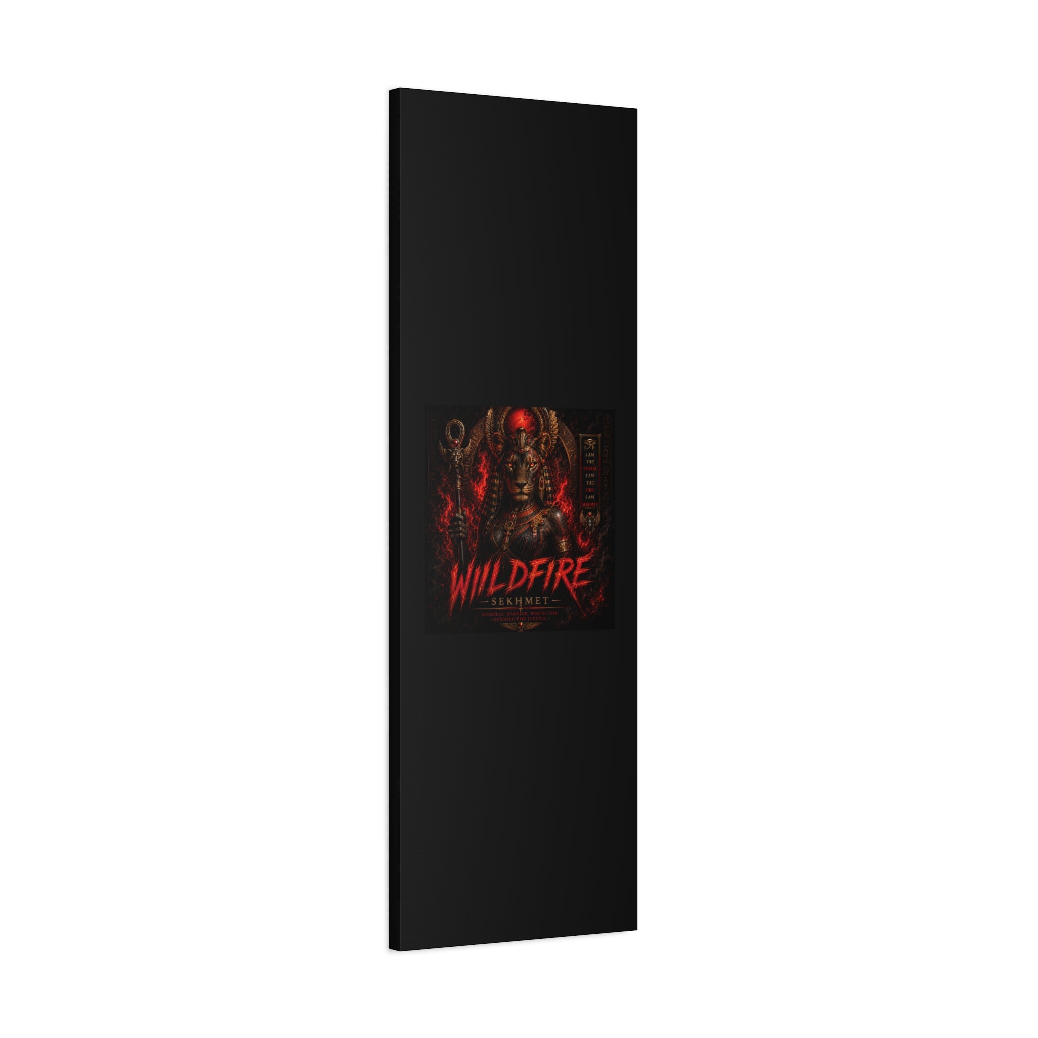 Wildfire Sekhmet Canvas — ‘WILDFIRE Matte Stretched Wall Art