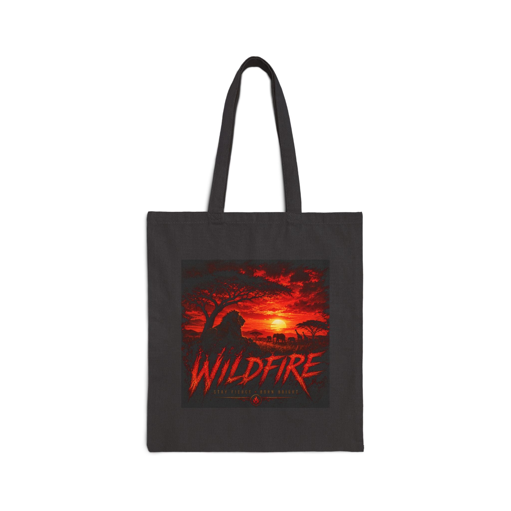 Wildfire Tote Bag — African Sunset Print
