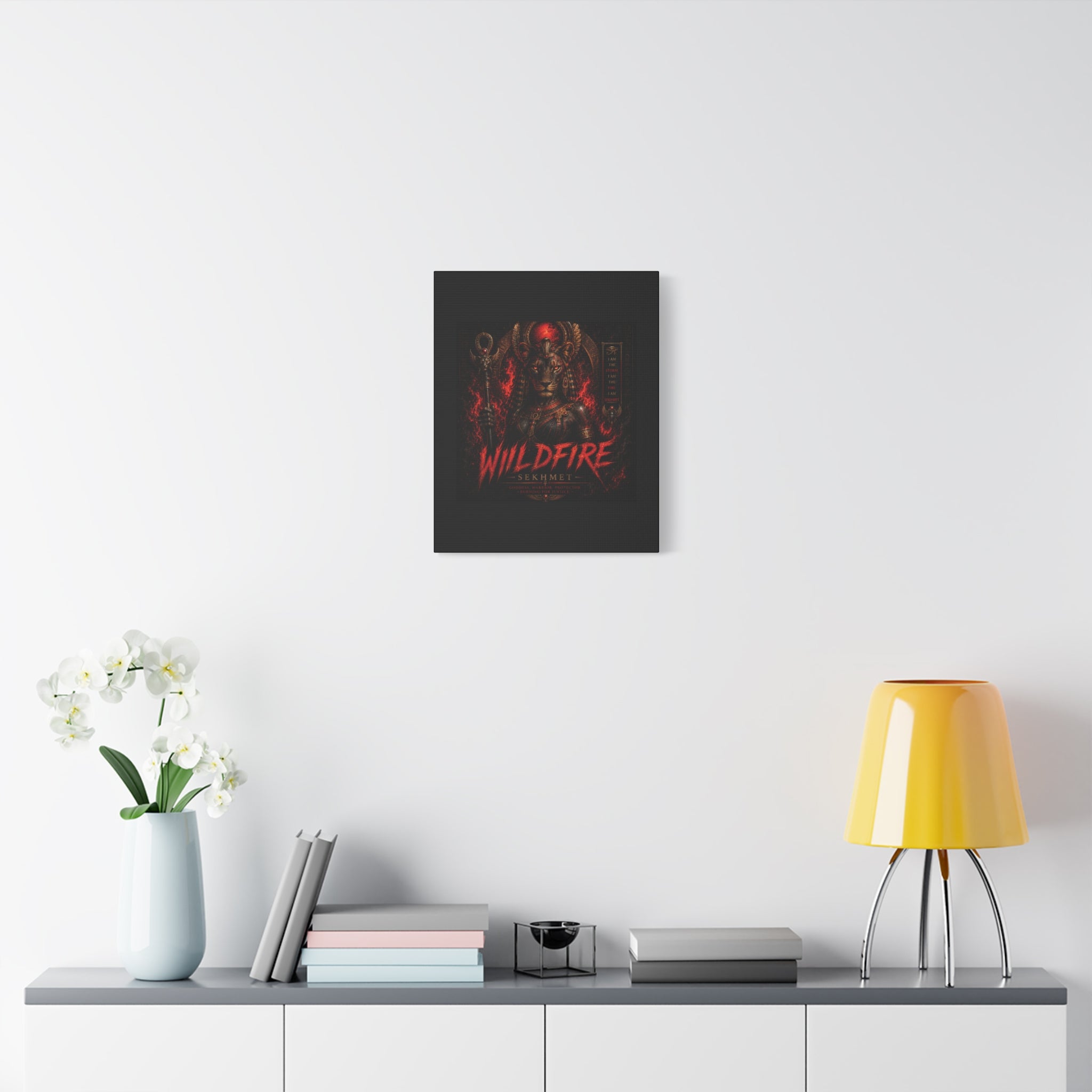 Wildfire Sekhmet Canvas — ‘WILDFIRE Matte Stretched Wall Art