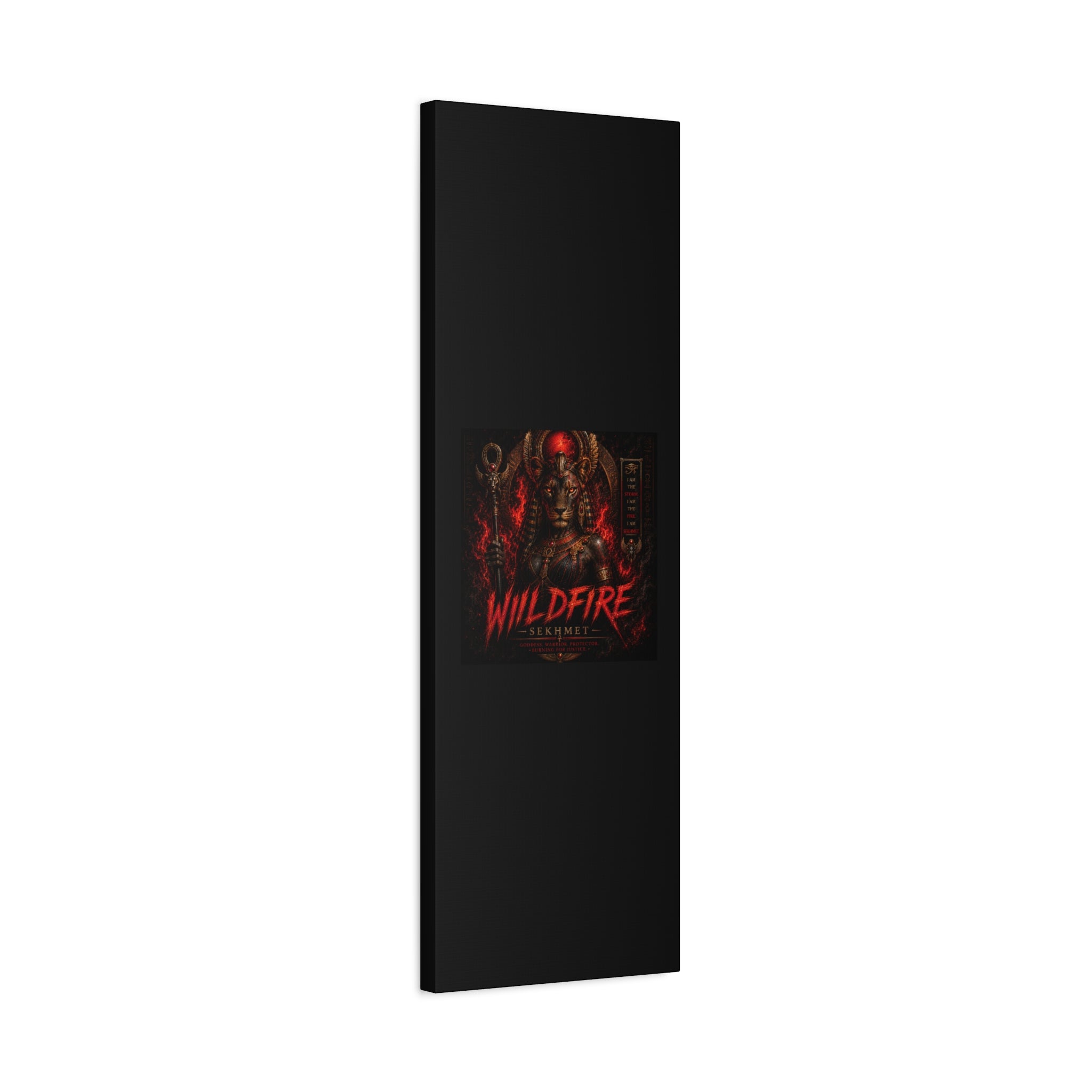 Wildfire Sekhmet Canvas — ‘WILDFIRE Matte Stretched Wall Art