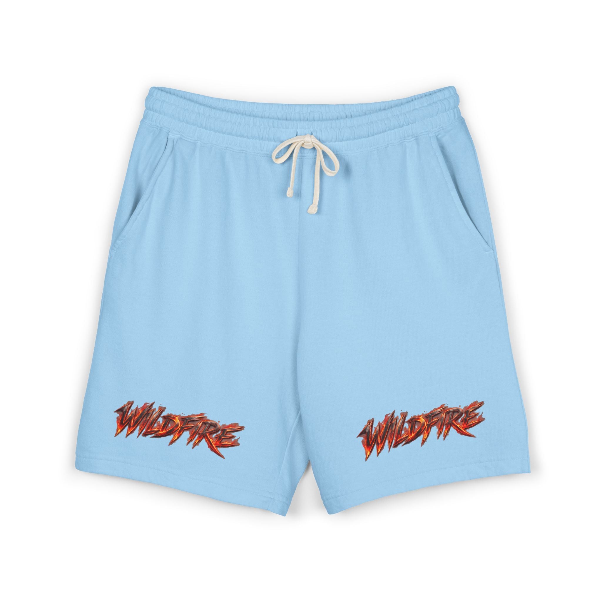 Wildfire Anubis Graphic Sweat Shorts — Lightweight Fleece Lounge Shorts