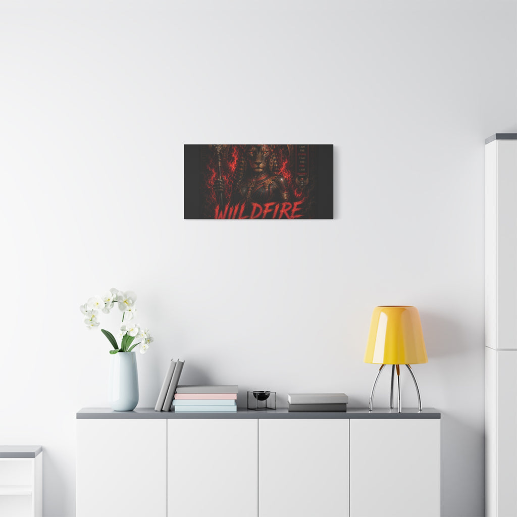 Wildfire Sekhmet Canvas — ‘WILDFIRE Matte Stretched Wall Art
