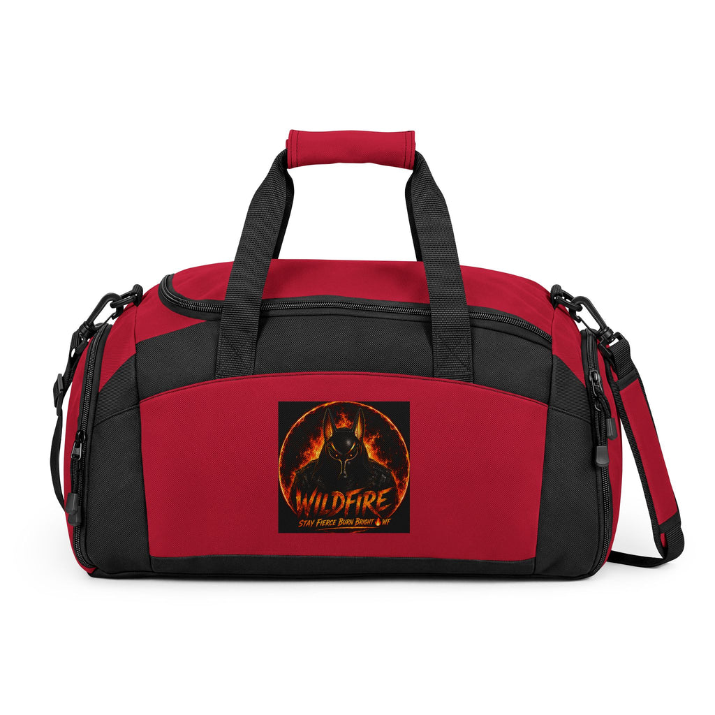 Gym Bag — Wildfire Flame Logo Duffle for Fitness & Travel