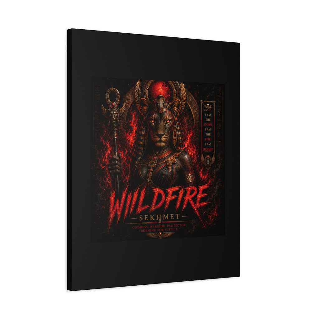 Wildfire Sekhmet Canvas — ‘WILDFIRE Matte Stretched Wall Art