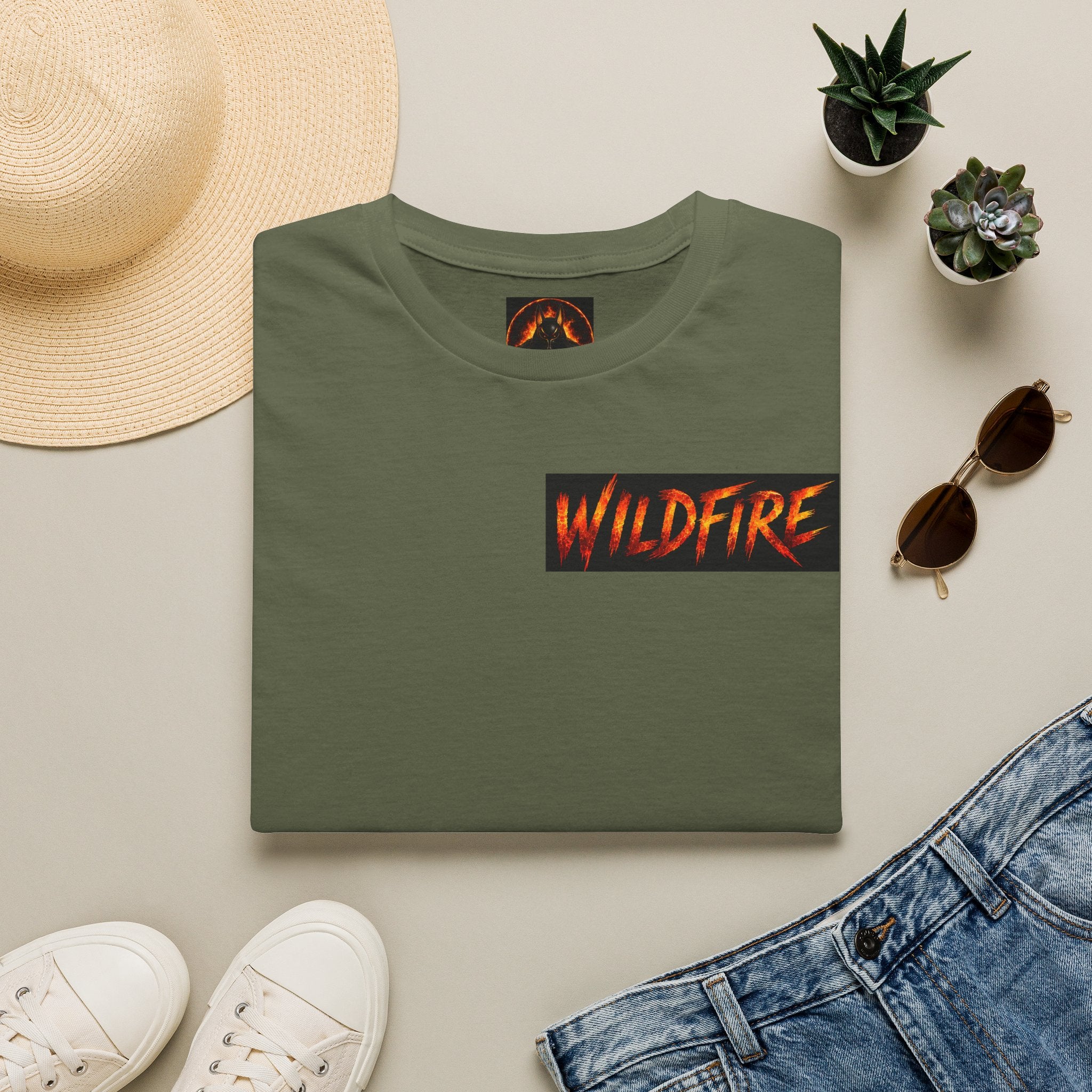 Wildfire Roaring Lion Graphic T-Shirt