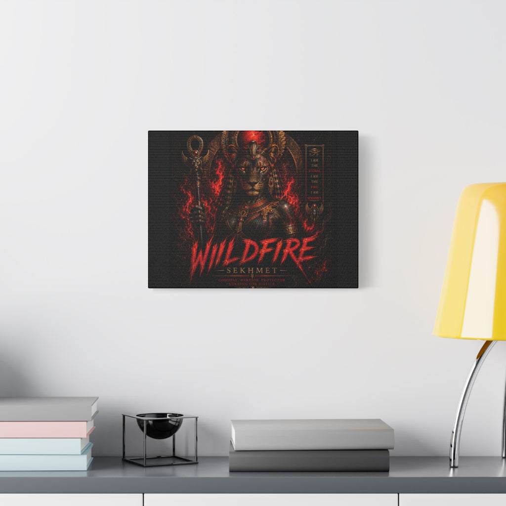 Wildfire Sekhmet Canvas — ‘WILDFIRE Matte Stretched Wall Art