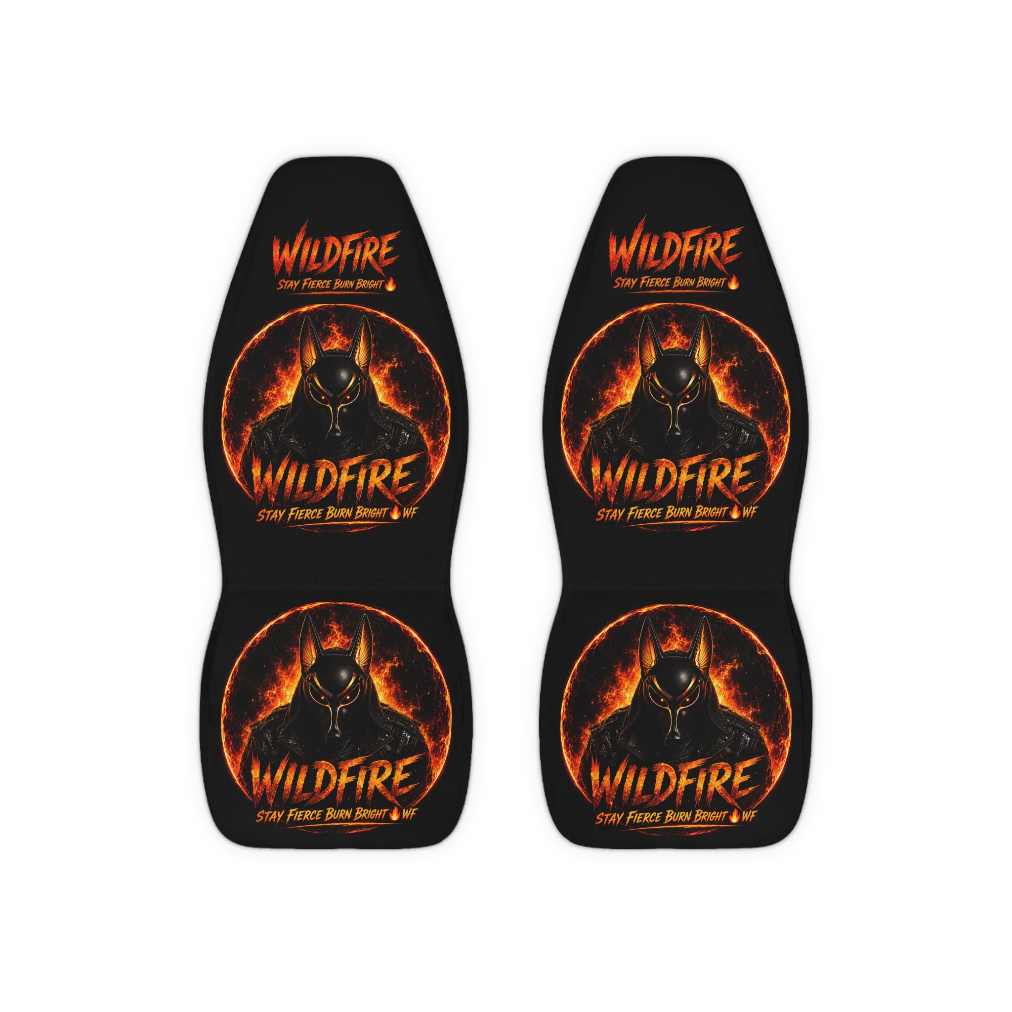 Wildfire Anubis Car Seat Covers — Fiery  Auto Seat Protector
