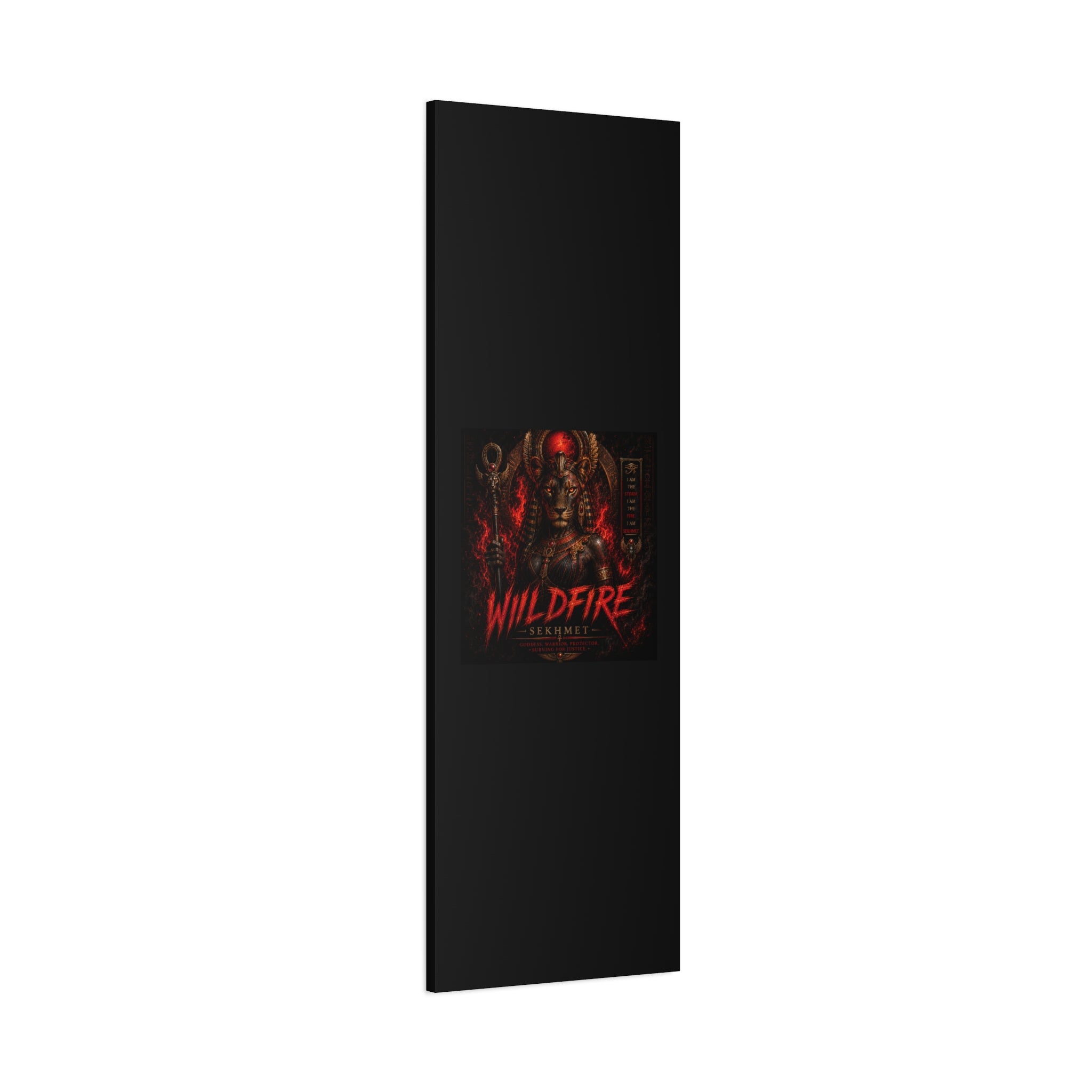 Wildfire Sekhmet Canvas — ‘WILDFIRE Matte Stretched Wall Art