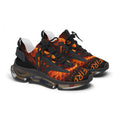 Women's Mesh Sneakers — Bold Sekhmet Print Athletic Shoes