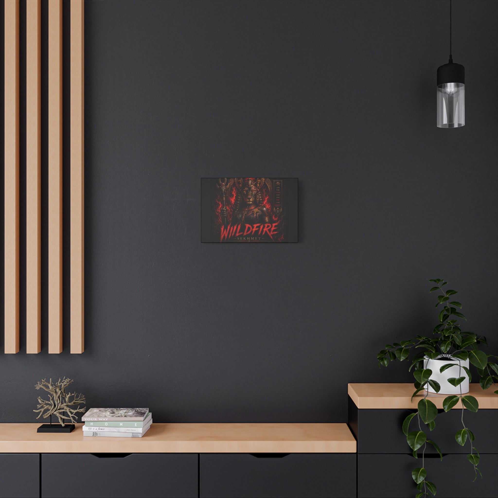 Wildfire Sekhmet Canvas — ‘WILDFIRE Matte Stretched Wall Art